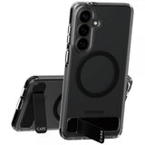 CARE by PanzerGlass Samsung Galaxy S26 Plus -suojakuori jalustalla MagSafe Läpinäkyvä