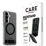 CARE by PanzerGlass Samsung Galaxy S26 Plus -suojakuori jalustalla MagSafe Läpinäkyvä