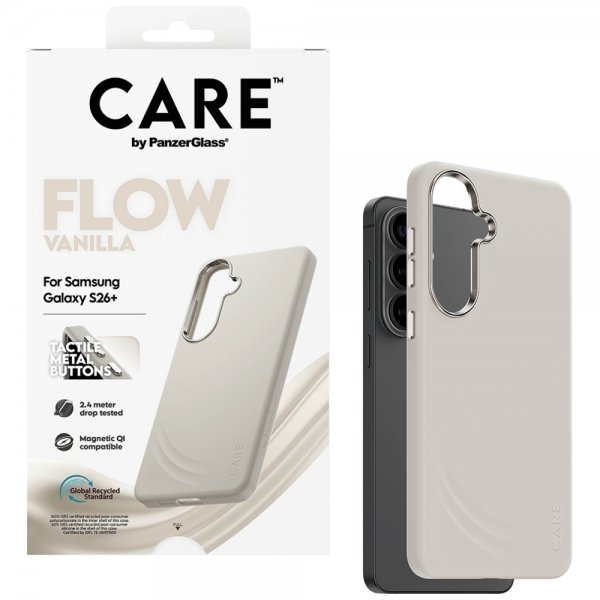 CARE by PanzerGlass Samsung Galaxy S26 Plus Kuori Flow MagSafe Vanilla