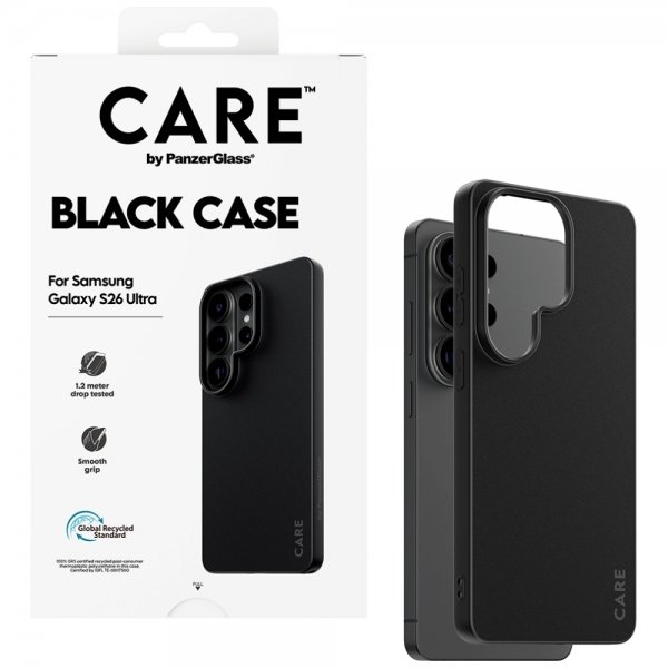 CARE by PanzerGlass Samsung Galaxy S26 Ultra Kuori TPU Musta