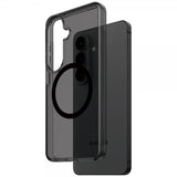 CARE by PanzerGlass Samsung Galaxy S26 -suojakuori, Smokey MagSafe, musta