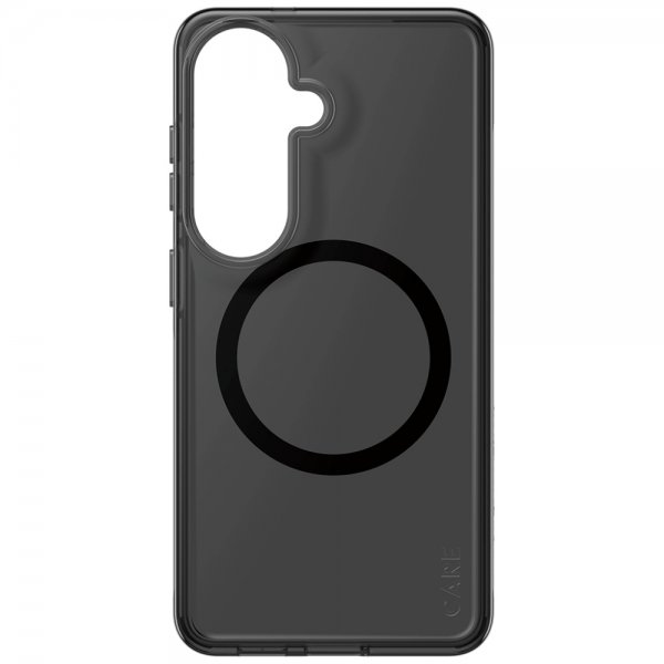 CARE by PanzerGlass Samsung Galaxy S26 -suojakuori, Smokey MagSafe, musta
