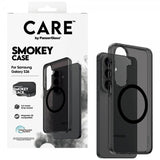 CARE by PanzerGlass Samsung Galaxy S26 -suojakuori, Smokey MagSafe, musta
