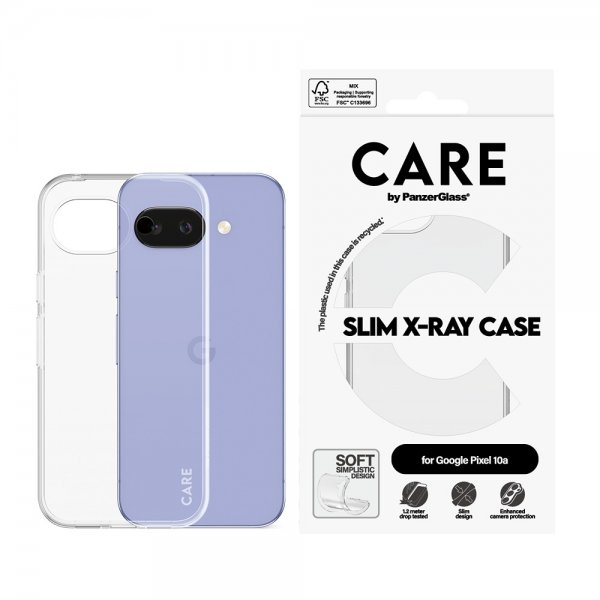 CARE by PanzerGlass Google Pixel 10a Kuori Slim X-Ray Läpinäkyvä