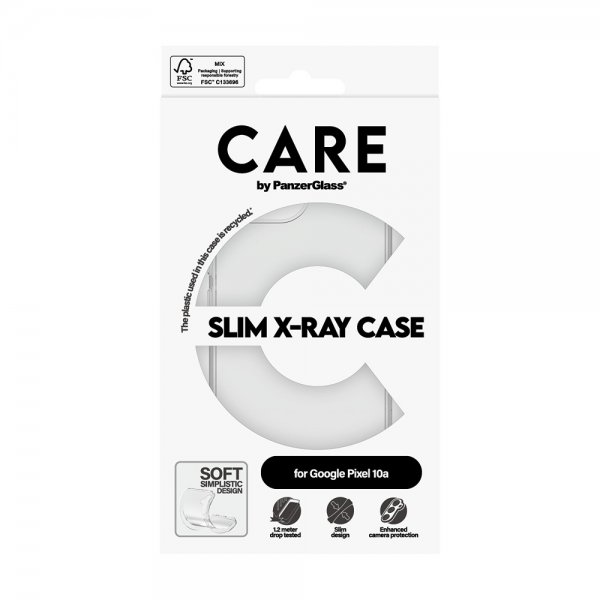 CARE by PanzerGlass Google Pixel 10a Kuori Slim X-Ray Läpinäkyvä