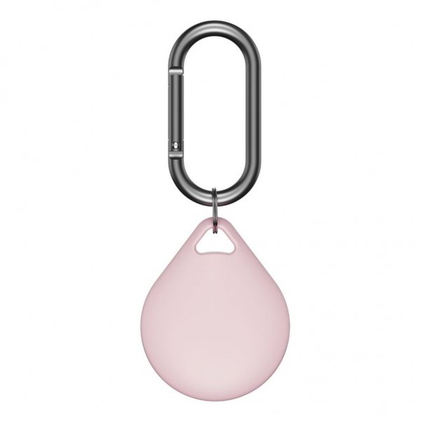 KeyBudz AirTag -pidike Secure Dock 2 kpl, pinkki