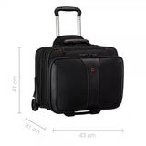 Wenger Patriot 2-osainen Business Trolley 15.6" Musta
