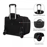 Wenger Patriot 2-osainen Business Trolley 15.6" Musta