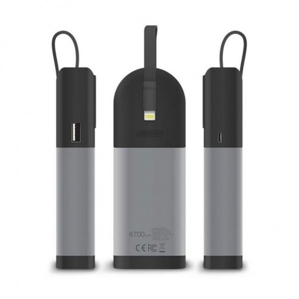 ALOGIC 6700 mAh 3-in-1 Power Bank Apple Watchille ja iPhonelle
