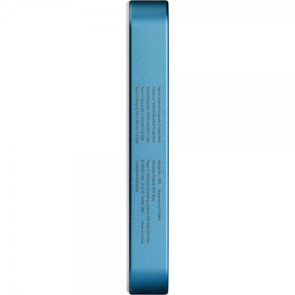Pitaka MagSafe-varavirtalähde Aramidikuitu 10 000 mAh Lucid Blue