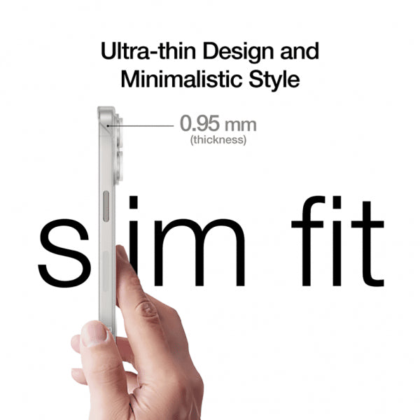 Just Mobile iPhone 15 Pro Kuori TENC Slim Fit Frost
