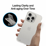 Just Mobile iPhone 15 Pro Max -suojakuori TENC Slim Fit Frost