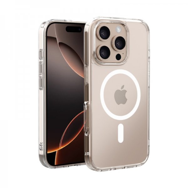 Just Mobile iPhone 16 Pro -kuori TENC Air MagSafe läpinäkyvä