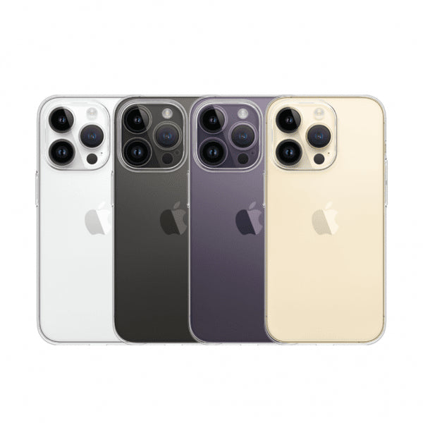 Just Mobile iPhone 14 Pro -kuori TENC Slim Fit Transparent