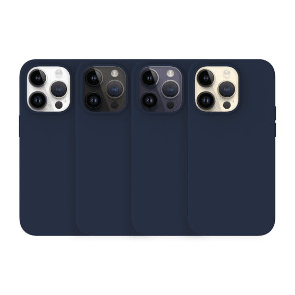 Just Mobile iPhone 14 Pro Kuori TENC Silicone MagSafe Sininen
