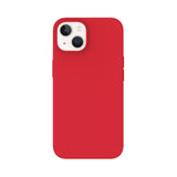 Just Mobile iPhone 14 -suojakuori TENC Silicone MagSafe, punainen