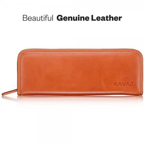 KAVAJ Pencil Case Vancouver Ruskea