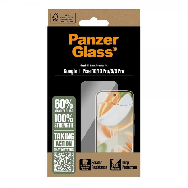 PanzerGlass Google Pixel 9/9 Pro/Pixel 10/10 Pro -näytönsuoja, Classic Fit