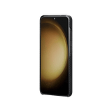 Pitaka Samsung Galaxy S23 Kuori MagEZ Case 3 Musta/Harmaa Twill