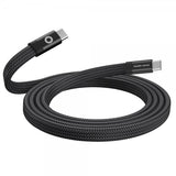 Mobile Origin Litteä Kaapeli Magneettinen USB-C–USB-C 1m Musta
