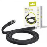 Mobile Origin Litteä Kaapeli Magneettinen USB-C–USB-C 1m Musta