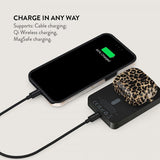 Burga Powerbank MagSafe 5000 mAh Player Metallinharmaa