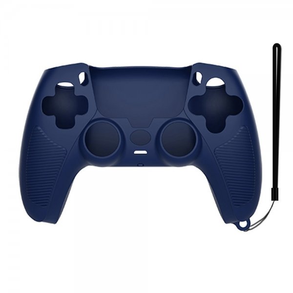 PlayStation 5 DualSense-ohjaimen kuori ja hihna, sininen