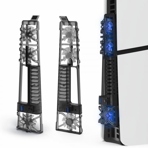 JYS PlayStation 5 Slim -jäähdytystuuletin RGB