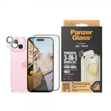PanzerGlass iPhone 15 3-in-1-paketti