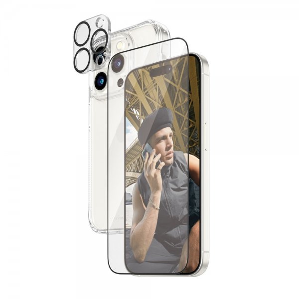 PanzerGlass iPhone 15 Pro 3-in-1 -pakkaus