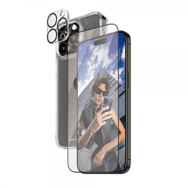 PanzerGlass iPhone 15 Pro Max 3-in-1 -pakkaus