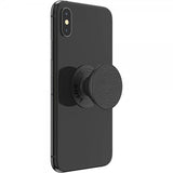 Popsockets PopGrip Premium Pebbled Vegan Leather, musta