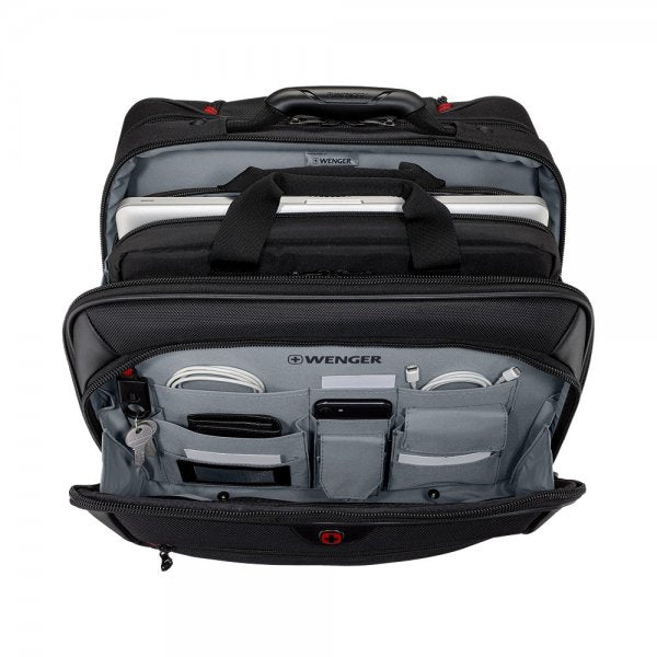 Wenger Potomac Double Gusset 15.4" Business Trolley Musta