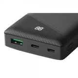 Deltaco Powerbank 10 000 mAh Pikalataus 18W Musta