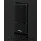 Deltaco Powerbank 20 000 mAh Pikalataus 20W Musta