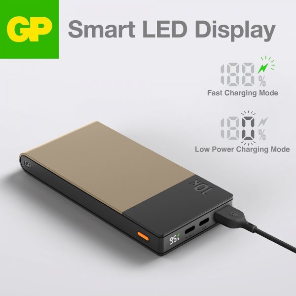 GP Powerbank M2+ 10 000 mAh Beige
