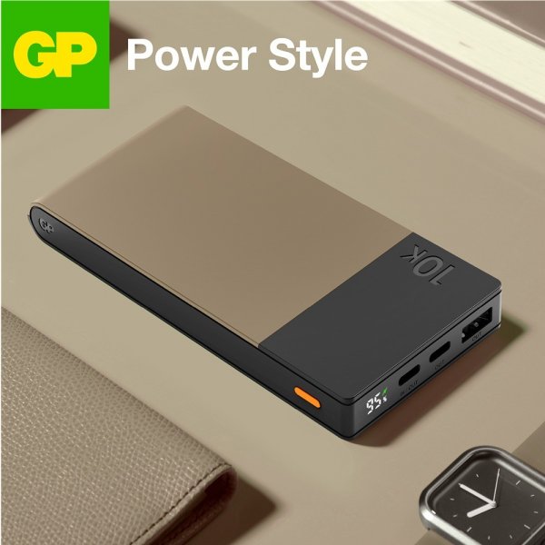 GP Powerbank M2+ 10 000 mAh Harmaa