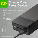GP Powerbank M2+ 10 000 mAh Harmaa