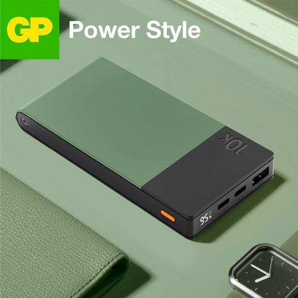 GP Powerbank M2+ 10 000 mAh Vihreä