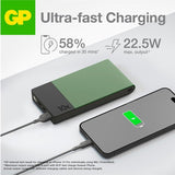 GP Powerbank M2+ 10 000 mAh Vihreä