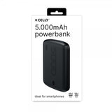 Celly Powerbank PBE EVO 5 000 mAh, musta