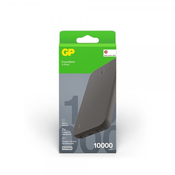GP Powerbank Plus 10 000 mAh Musta