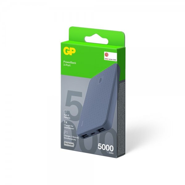 GP Powerbank Plus 5000 mAh Sininen