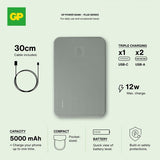 GP Powerbank Plus 5000 mAh Vihreä