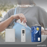4smarts Powerbank Pocket Slim 10 000 mAh 45W Valkoinen