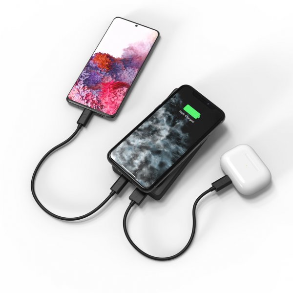 Mophie Powerbank Powerstation Wireless XL, musta