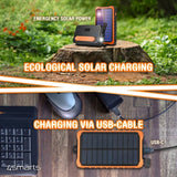 4smarts Powerbank Solar Prepper 12000 mAh