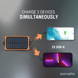 4smarts Powerbank Solar Prepper 12000 mAh