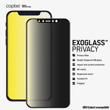 Copter iPhone Xr/11 Näytönsuoja Exoglass Flat Privacy