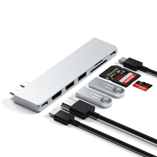 Satechi Pro Hub Slim, hopea